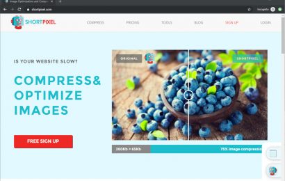 Image optimization with ShortPixel